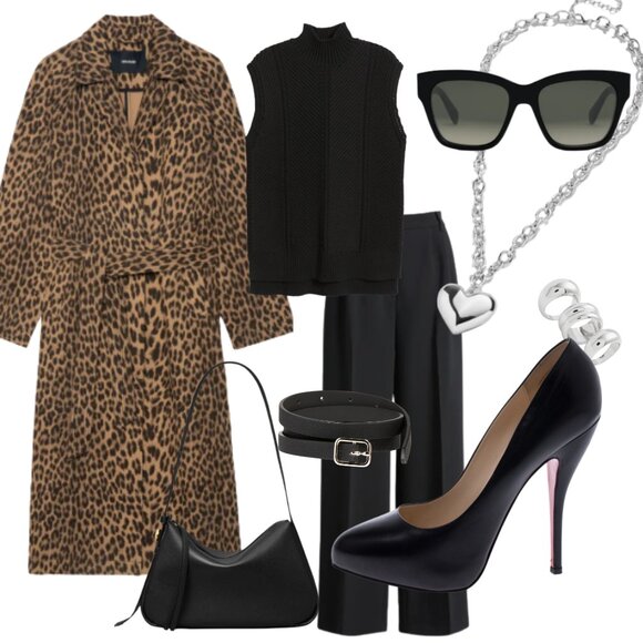 Christian Louboutin Black Leather Platform Round Toe Pump | 5" Heel | Sz 39 - Picture 16 of 16